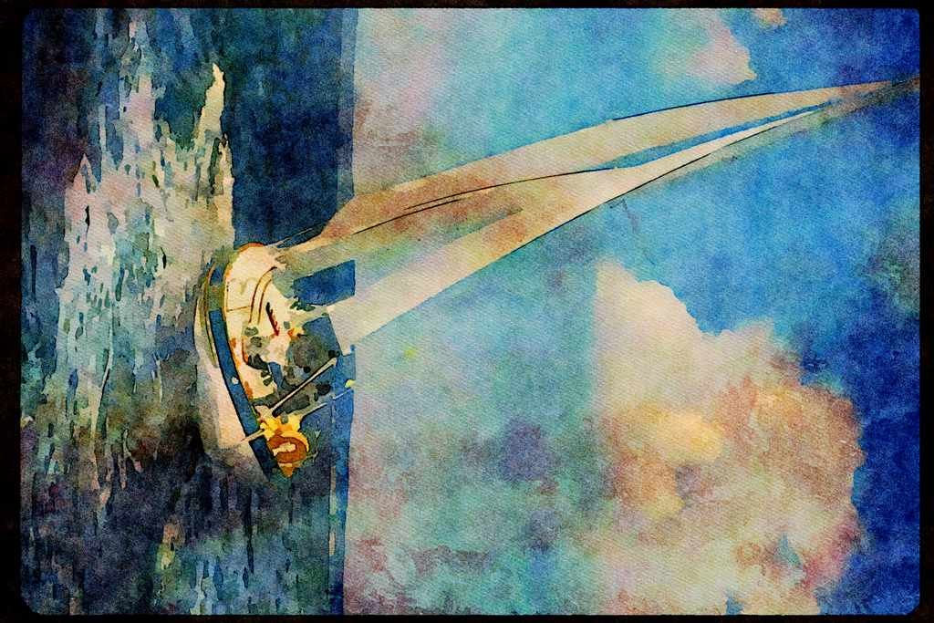 Sailboats Sail Sailing 007001 Cutter And Sail A4 Limited Edition Watercolour Print