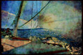 Sailboats Sail Sailing 007007 Looking Over Hatch Forward A4 Limited Edition Watercolour Print