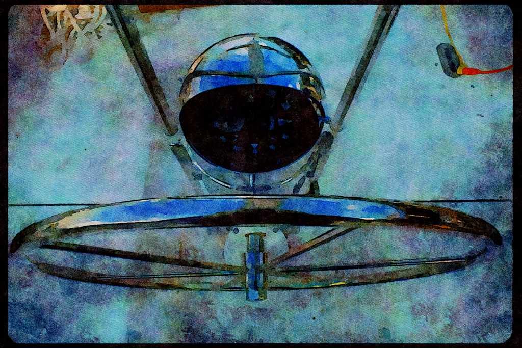 Sailboats Sail Sailing 007011 Wheel And Compass A4 Limited Edition Watercolour Print