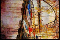 Sailboats Sail Sailing 007052 Catboats On Dock A4 Limited Edition Watercolour Print