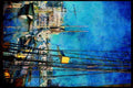 Sailboats Sail Sailing 007097 At Dock In Victoria A4 Limited Edition Watercolour Print