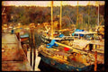 Sailboats Sail Sailing 007099 Old Weathered Sloop A4 Limited Edition Watercolour Print