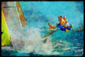Sailing Boats 172043 On The Edge Of Disaster On An Ultimate 30 A4 Limited Edition Watercolour Print