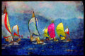 Sailing Boats 172067 Kenwood Cup Racing, Hawaii A4 Limited Edition Watercolour Print