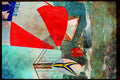 Sailing Boats 172085 Molaki At The Big Boat Series, Hawaii A4 Limited Edition Watercolour Print