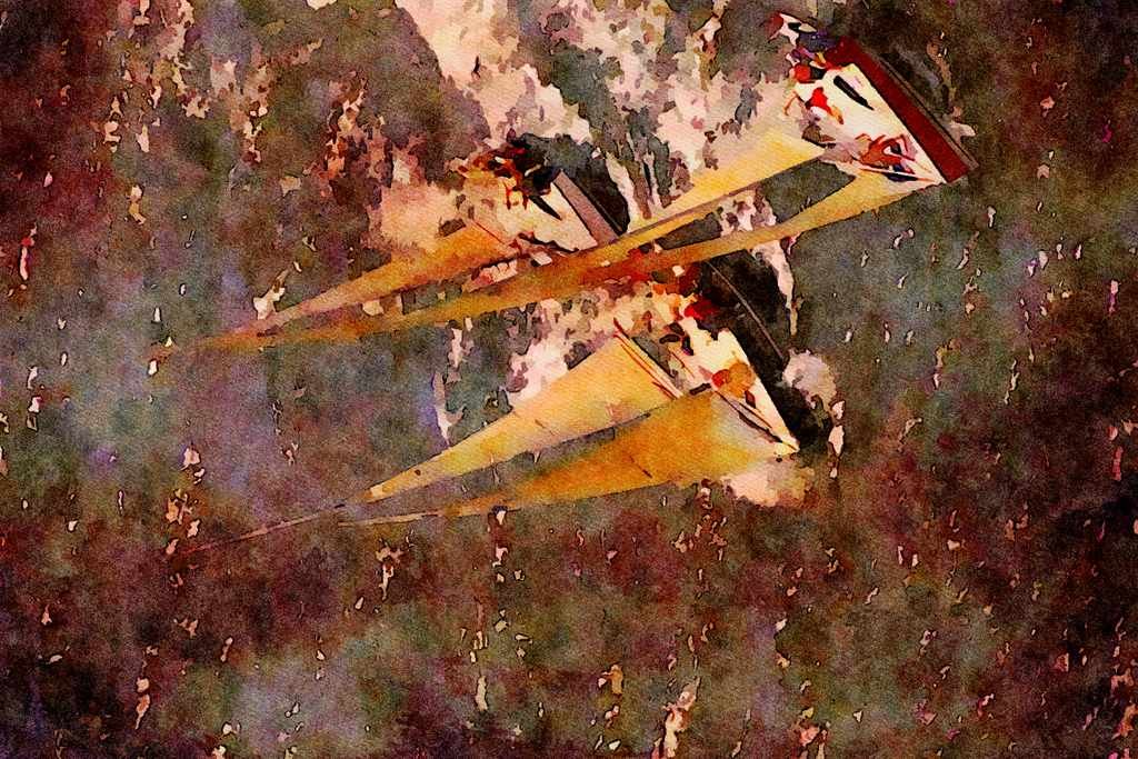 Sailing Boats 172091 Block Island Race Week, 1992 A4 Limited Edition Watercolour Print