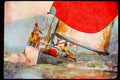 Sailing Sail 338011 Trim For Speed A4 Limited Edition Watercolour Print