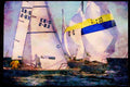 Sailing Sail 338012 Inside Advantage A4 Limited Edition Watercolour Print