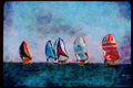 Sailing Sail 338029 Spinnakers On The Horizon A4 Limited Edition Watercolour Print