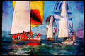 Sailing Sail 338064 Great Day On The Bay A4 Limited Edition Watercolour Print