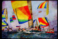 Sailing Sail 338099 Wind Driven A4 Limited Edition Watercolour Print