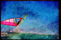 Sailing Sail Sailboarding 339049 Wave Sailing, Jump, Baja, Mexico A4 Limited Edition Watercolour Print