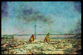 Sailing Sail Sailboarding 339085 World Cup, San Francisco Bay, CA A4 Limited Edition Watercolour Print
