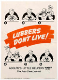 Sailors Binoculars Watch American World War II Advert Poster
