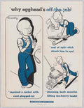 Sailors Hazard Poster American World War II Advert Poster