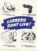 Sailors Toast Lubbers American World War II Advert Poster
