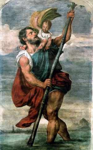 Saint Christopher A4 Photo Print