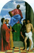 Saint Mark Enthroned A4 Photo Print
