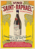 Saint Raphael Tonic Vintage Retro Advert Poster