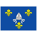 Saintonge Prov Flag N3181 A4 Photo Print