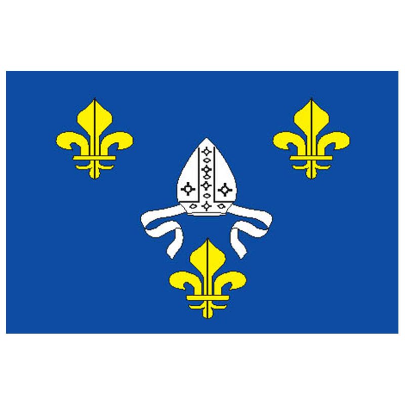 Saintonge Prov Flag N3181 A4 Photo Print