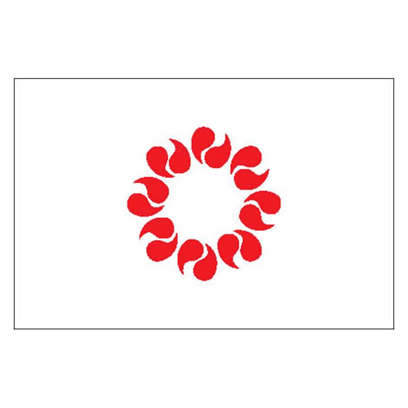 Saitama Pref Flag N2595 A4 Photo Print