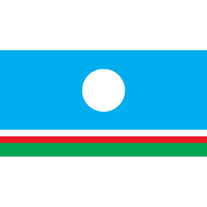 Sakha Flag N179 A4 Photo Print
