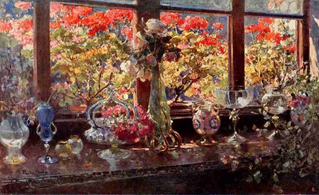 Sala Paolo 1859 1924 The Studio 1913 My Flowers Vintage A4 Photo Print
