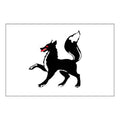 Salekhard City Flag N705 A4 Photo Print