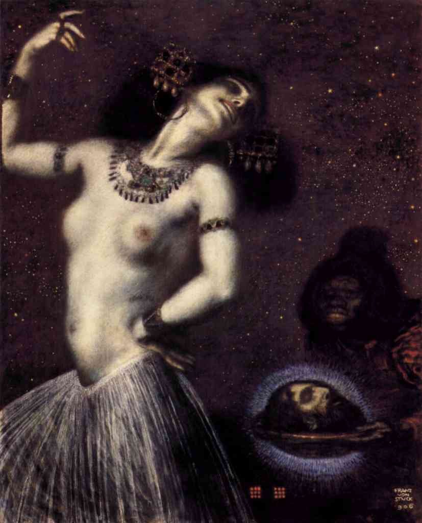 Salome Franz Von Stuck Symbolism A4 Photo Print