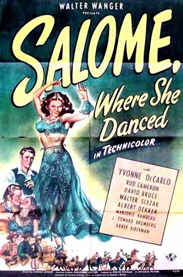 Salome Where She Danced 01  film star poster A4 Photo Print