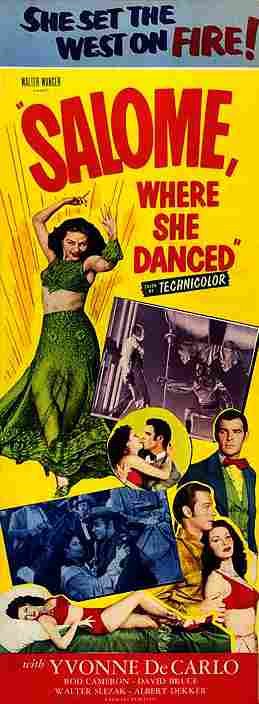Salome Where She Danced 03  film star poster A4 Photo Print