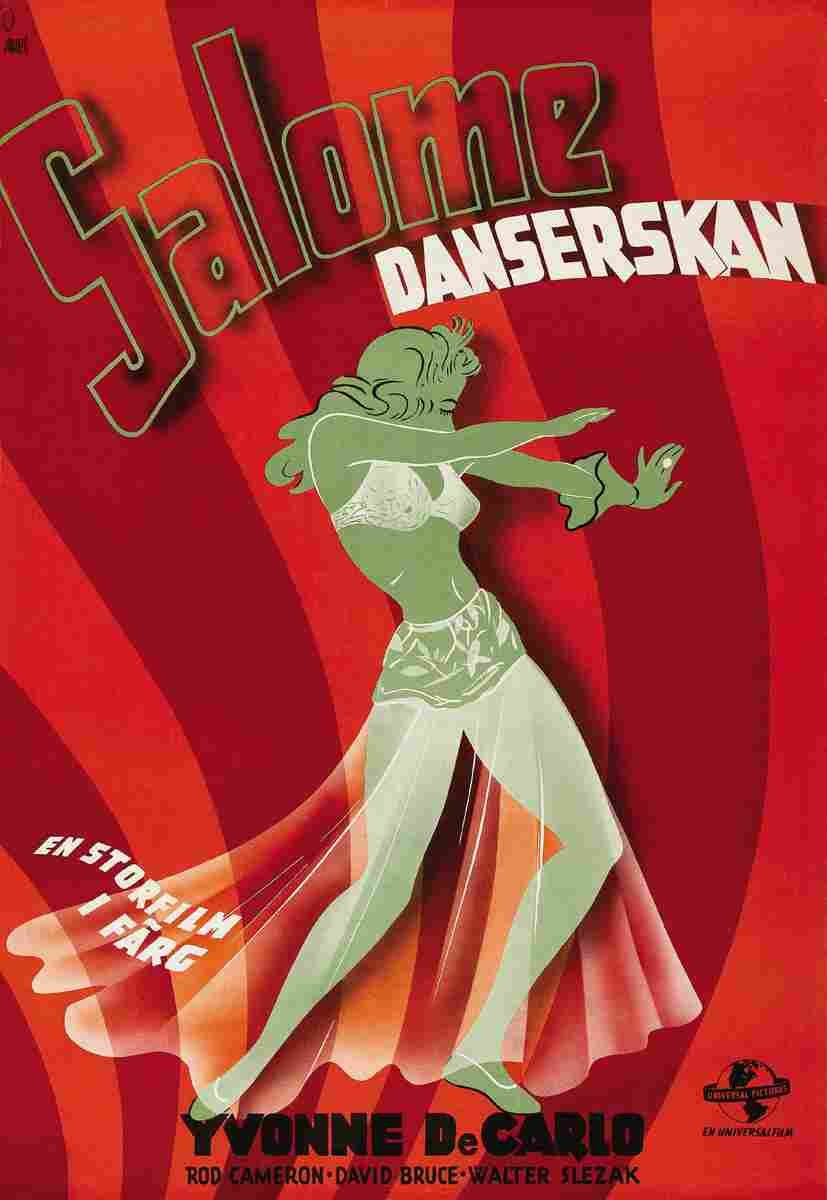 Salome Where She Danced 05  film star poster A4 Photo Print