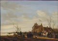 Salomon Ruysdael drawing the eel met dp147902 Art A4 Photo Print