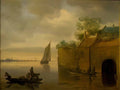 Salomon Ruysdael salomon van ruysdael rivierlandschap 0080 rijksmuseu Art A4 Photo Print
