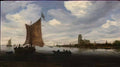 Salomon Ruysdael van ruysdael salomon view of dordrecht ca 1660 Art A4 Photo Print