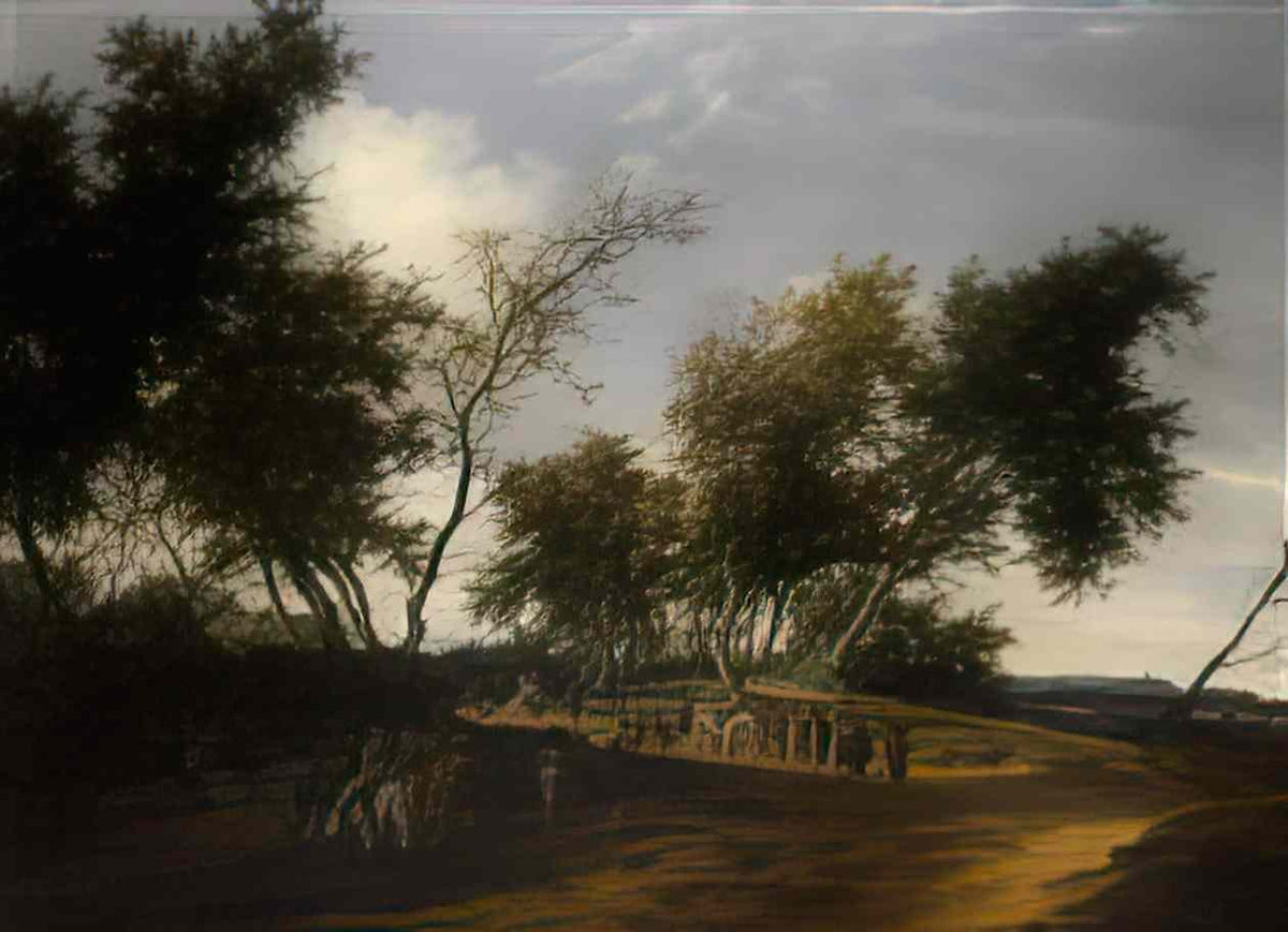 Salomon van Ruysdael a cavalry travelling through a wooded landscape Art A4 Photo Print