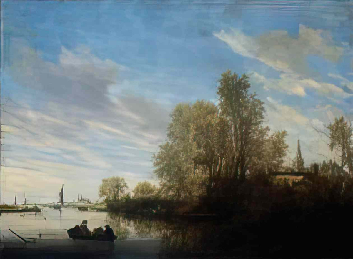 Salomon van Ruysdael ruysdael 45river Art A4 Photo Print