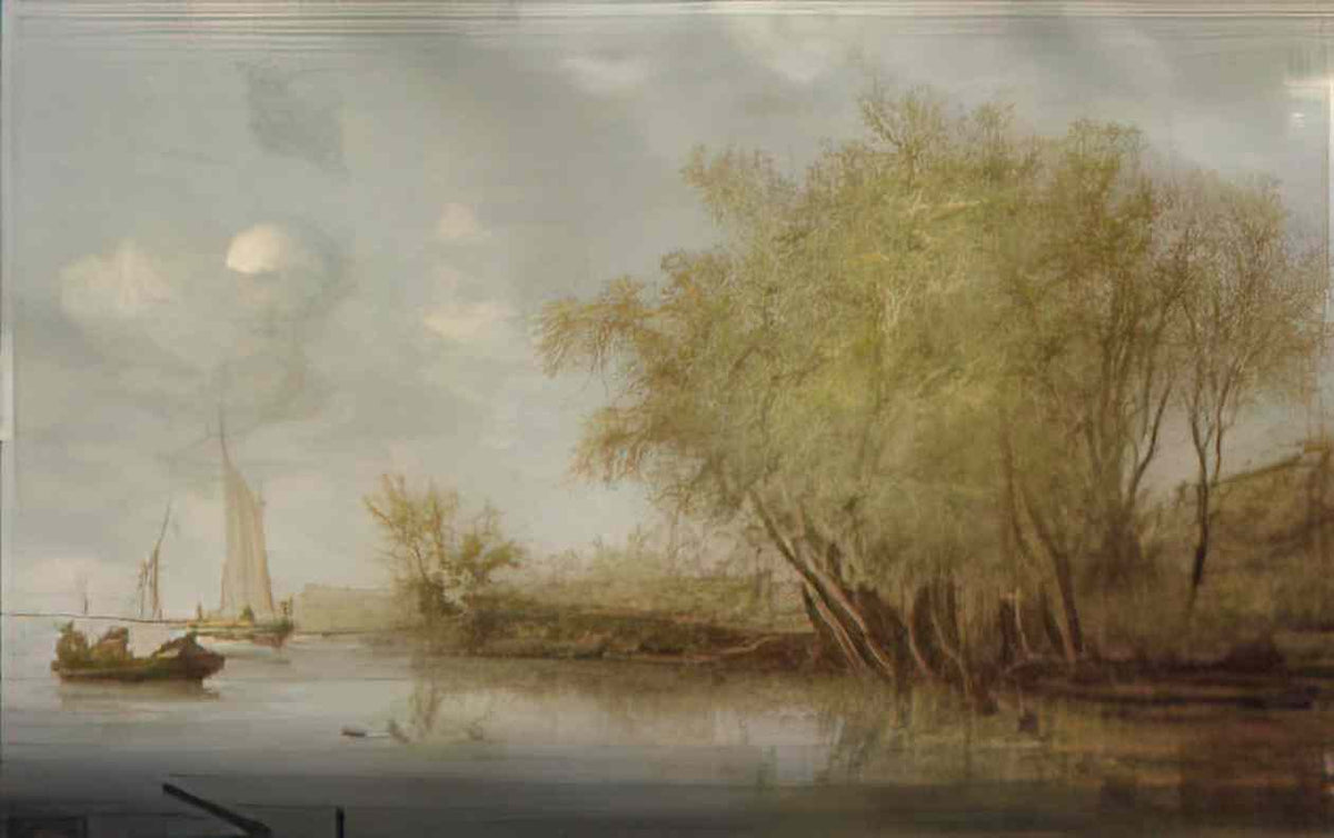Salomon van Ruysdael salomon van ruysdael a river landscape with spor Art A4 Photo Print