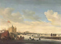 Salomon van Ruysdael salomon van ruysdael alkmaar in winter Art A4 Photo Print