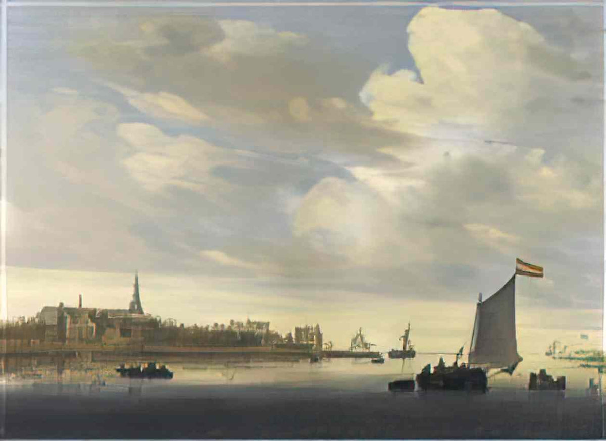Salomon van Ruysdael salomon van ruysdael flussa Art A4 Photo Print
