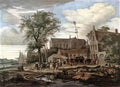 Salomon van Ruysdael salomon van ruysdael tavern with may tree wga205 Art A4 Photo Print