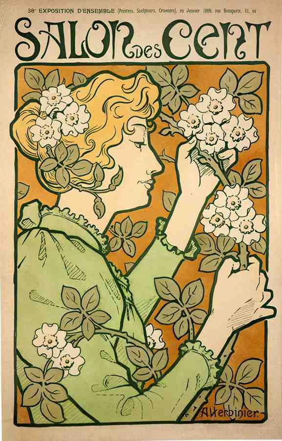 SalonCent Vintage Advert A4 Photo Print