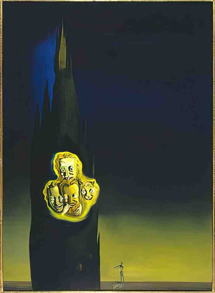 Salvador Dali 0317 Art A4 Photo Print