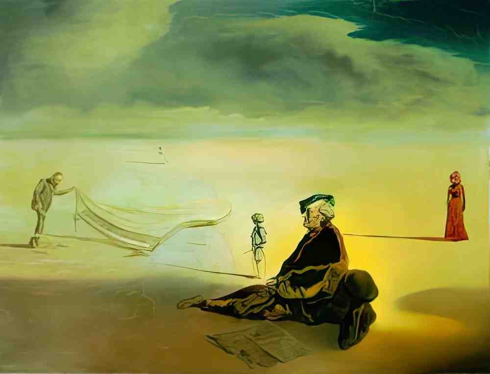 Salvador Dali 0417 Art A4 Photo Print