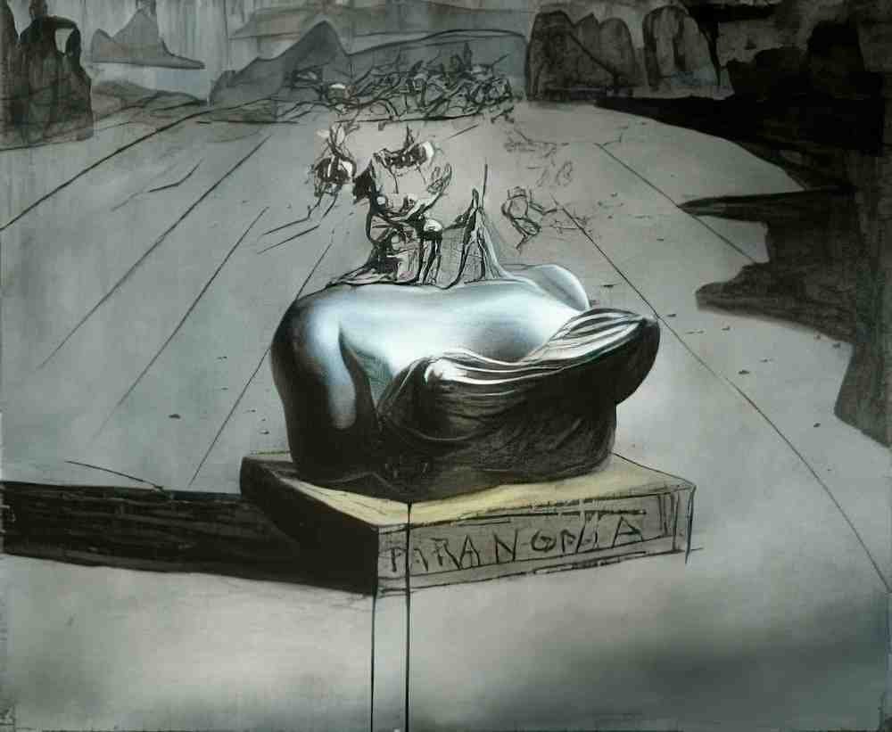 Salvador Dali 0422 Art A4 Photo Print