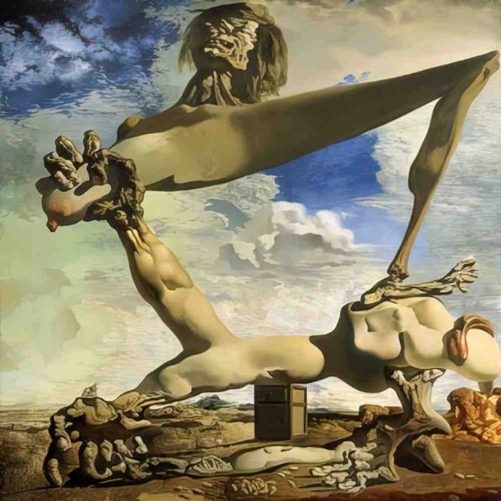 Salvador Dali 0446 Art A4 Photo Print