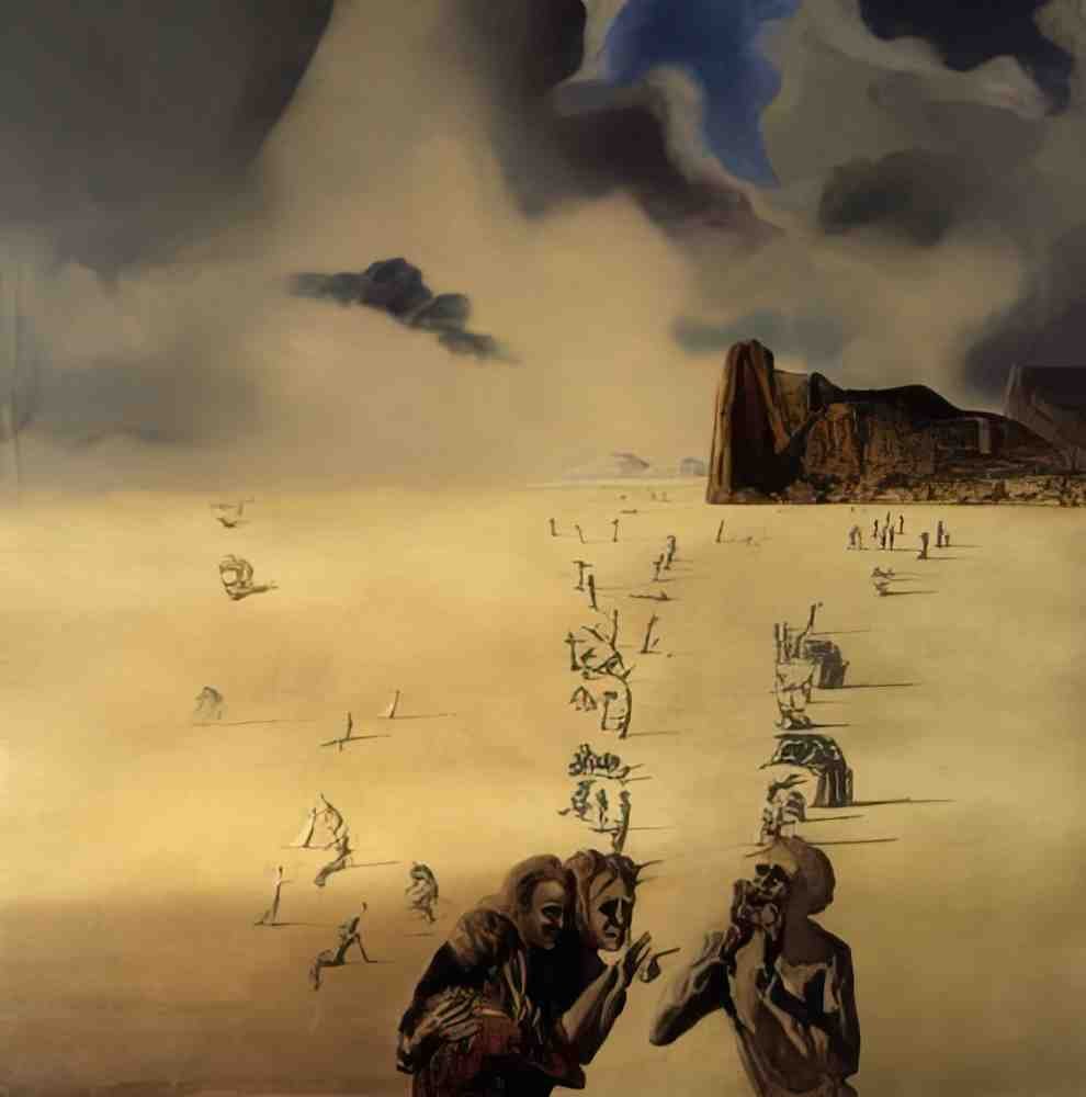 Salvador Dali 0448 Art A4 Photo Print