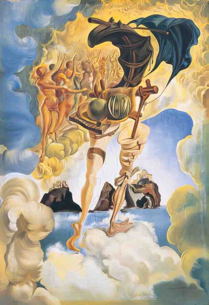 Salvador Dali 0492 Art A4 Photo Print