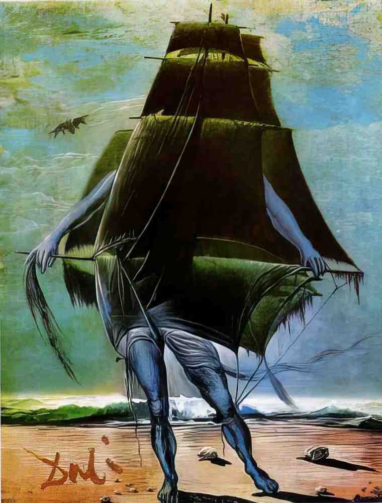 Salvador Dali 0586 Art A4 Photo Print